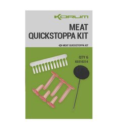 Korum Meat Quickstoppa Kit 6Stk.